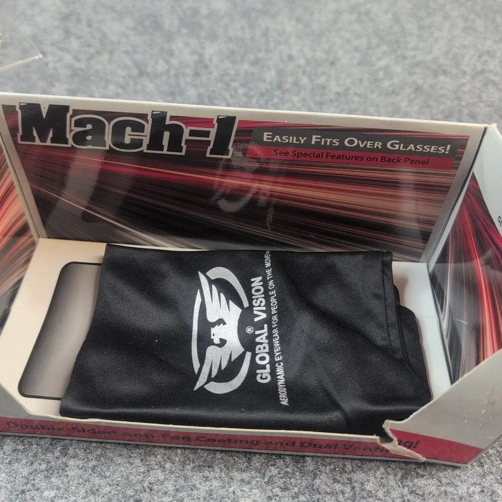 Global‎ Vision Eyewear Mach-1 Anti-Fog Dirt Bike Motorcycle Goggles, Riding